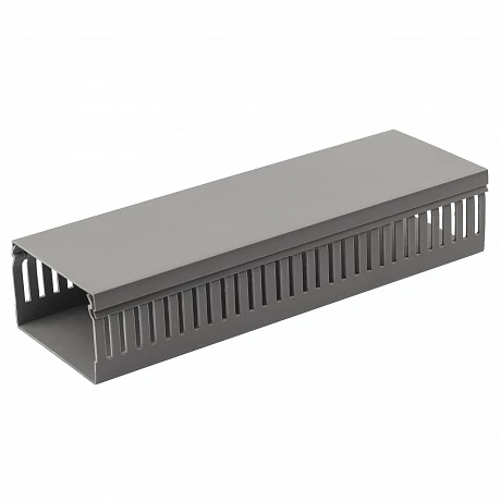 ЭРА Кабель канал KK-80-60-PERF перфорированный 80х60 серый 16м