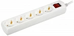 IEK GENERICA Удлинитель У05В 5 мест 2P+PE/3м 3х1мм2 10А/250В GENERICA