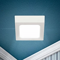 ЭРА Светильник светодиодный ЭРА LED 20-12-4K накладной квадратный 12Вт 4000К