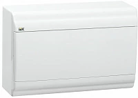 IEK PRIME Корпус пластиковый навесной ЩРН-П-12 белый/белая дверь IP41