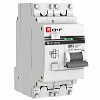 EKF PROxima АД-32 Диф. Автомат (B) 1P+N 16А/30мА тип АС 4,5кА , электронный