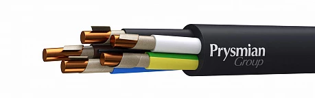 Кабель силовой безгалогенный ППГнг(А) -FRHF 5х2,5 (N,PE) барабан -1 РЭК-Prysmian