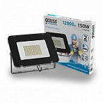 Gauss Прожектор Elementary 150W 12800lm 6500К 200-240V IP65 черный LED