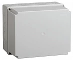 IEK Коробка КМ41273 распаячная для о/п 240х195х165 мм IP44 (RAL7035, кабельные вводы 5 шт)