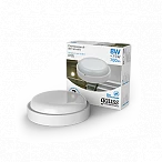 Gauss Светильник ЖКХ UNIVERSAL круг 8W 700lm 6500K 160-260V IP65 D140*51 белый LED