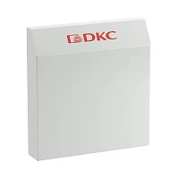 DKC Защитная панель IP56, листовая сталь RAL7035, для вентиляторов и решеток 150x150 мм