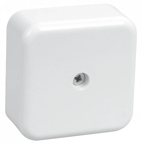 IEK Коробка КМ41206-01 распаячная для о/п 50х50х22 мм белая (4 клеммы 3мм2)