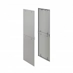 DKC Панель двухсекционная для напольных 19" IT-корпусов ДКС, 2 шт, 2000x800 RAL7035