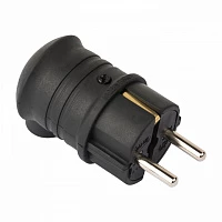 EKF PROxima Вилка угловая каучуковая 230В 2P+PE 16A IP44 PRO