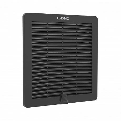 DKC Вентиляционная решетка с фильтром RF 205x205 мм, IP54, RAL9005