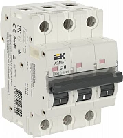 IEK ARMAT Автоматический выключатель M10N 3P C 6А