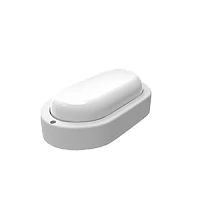 Gauss Светильник ЖКХ LITE овал 8W 700lm 6500K 200-240V IP65 160*90*46мм белый LED