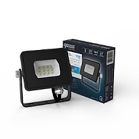 Gauss Прожектор Qplus 10W 1000lm 6500K 200-240V IP65 черный LED