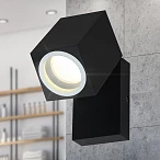 ЭРА Декоративная подсветка WL37 BK MR16/GU10, черный, для интерьера, фасадов зданий