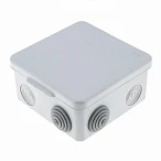 EKF PROxima Коробка распаячная КМР-030-014 с крышкой наружная (100х100х55), 8 мембранных вводов IP54