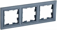 IEK BRITE Рамка 3-местная РУ-3-БрМ маренго