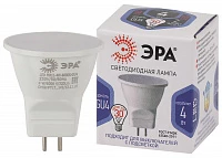ЭРА LED MR11-4W-860-GU4 (диод, софит, 4Вт, холод, GU4) (10/100/8000)