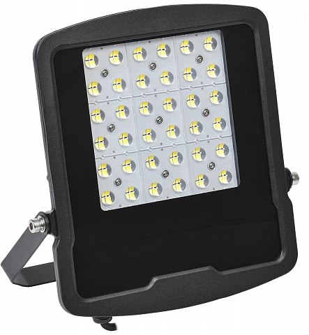 IEK LIGHTING PRO Прожектор LED СДО 08-100 PRO 40х90град 5000К IP65 черный