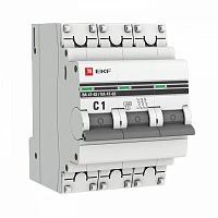 EKF PROxima ВА 47-63 Автоматический выключатель  (С) 3P 1А 4,5kA