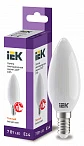 IEK Лампа LED C35 свеча матовый 7Вт 230В 3000К E14 серия 360°