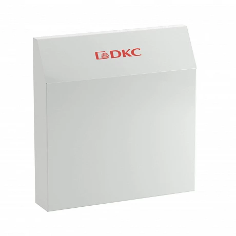 DKC Защитная панель IP56, листовая сталь RAL7035, для вентиляторов и решеток 252x252 мм